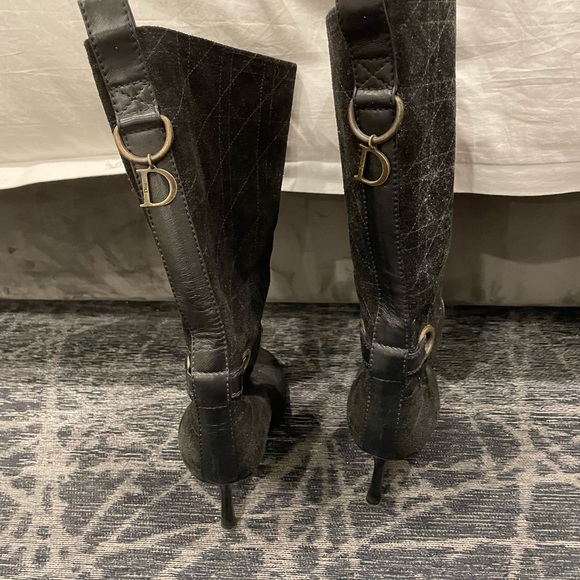 Authentic Christian Dior knee high black boots - Picture 2 of 3